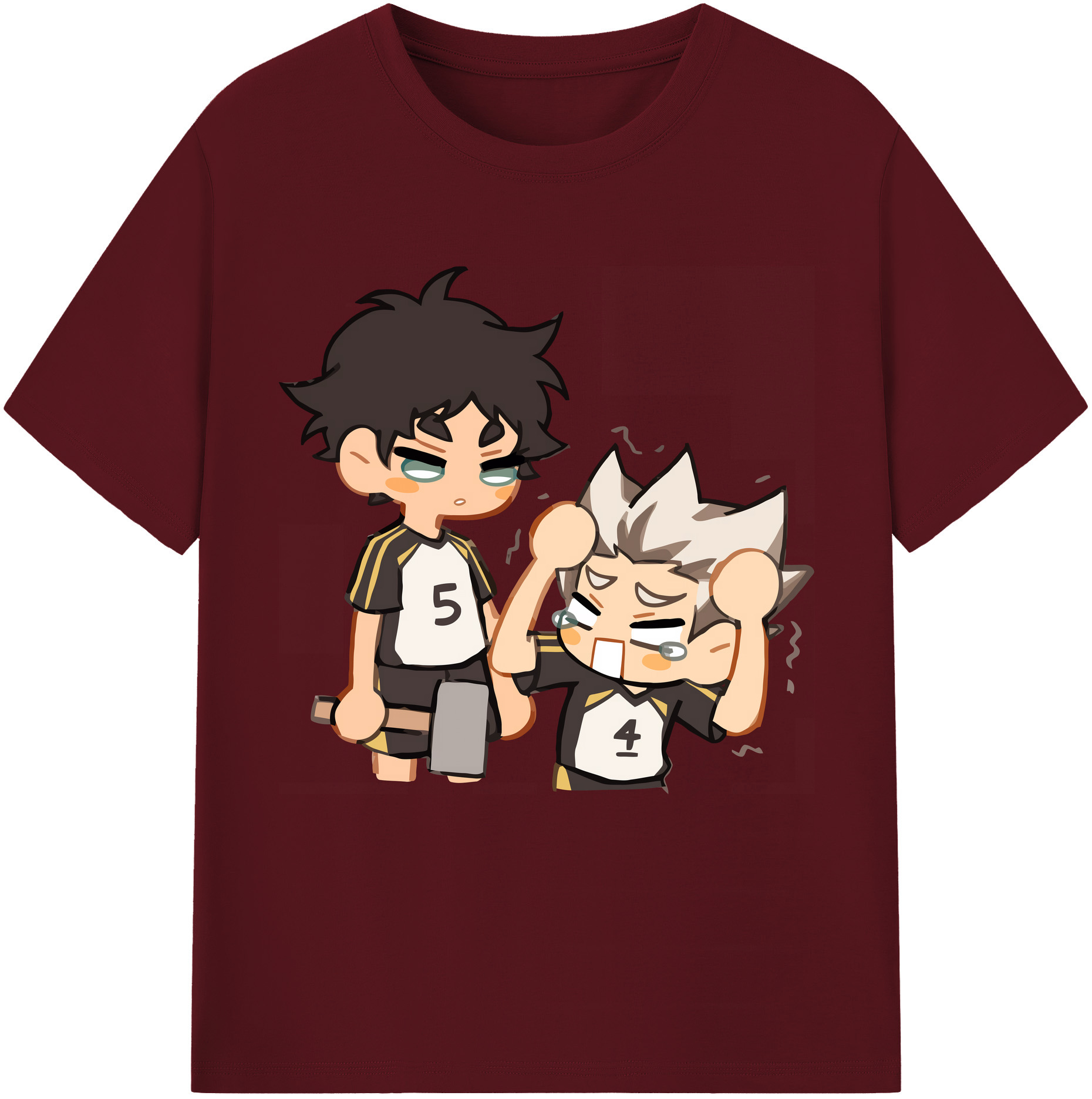 （画像用） ハイキュー!! Haikyu!! 綿100％半袖Tシャツ（フロントプリント）